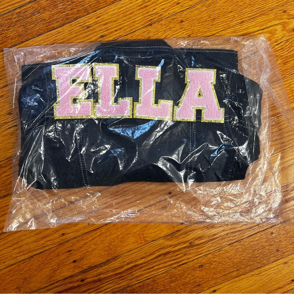 “ELLA” MINI KIDS JM CUSTOM DENIM JACKET Judith March Dark Denim Size 4T NWT